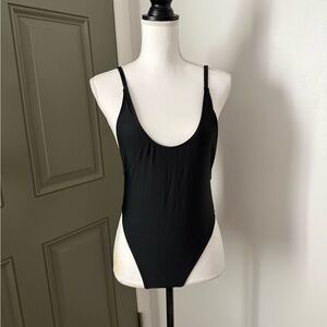 FABLETICS nwt* black one piece swimsuit